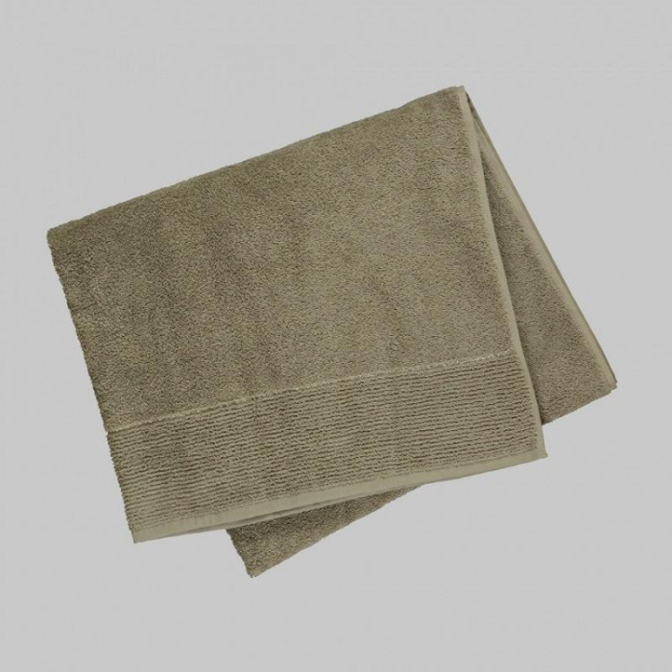 Полотенце махровое хлопковое SAREV H956 NEW SOHO V38 хаки 90х150