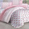 Постельное белье ALTINBASAK RANFORCE AHSEN розовое 50х70 1,5-спальное