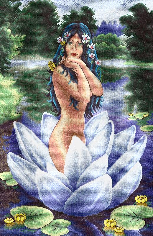 Набор для вышивания PANNA Золотая коллекция VS-0799 НИМФА 25,5х36