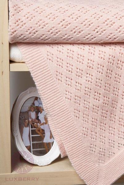 Плед детский LUXBERRY IMPERIO 81 розовый 100х150