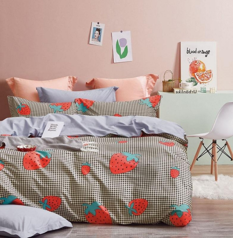 Постельное белье двухстороннее из твила TANGO TPIG-1207 50х70 (2шт), 70х70 (2шт) евро