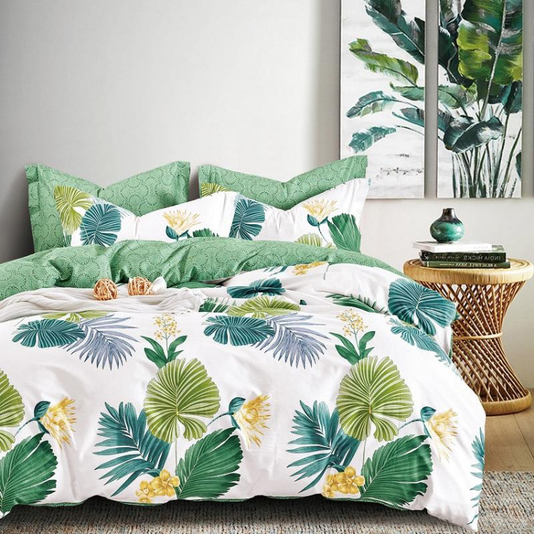 Постельное белье из твила TANGO ферна 70х70 (2шт) семейное