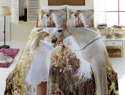Постельное белье из бамбука и хлопка VIRGINIA SECRET BAMBOO 3D 1331-54 евро