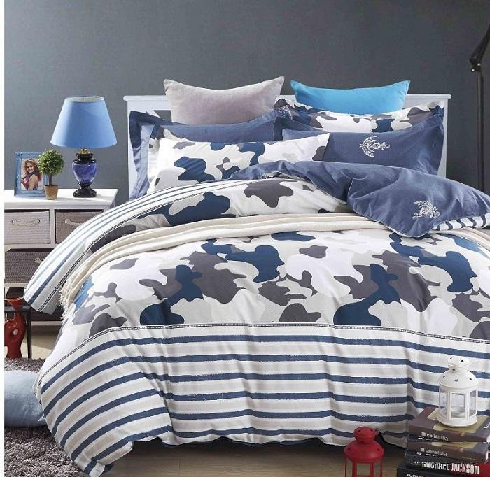 Постельное белье из сатина АЛЬВИТЕК CA-158 50х70 (2шт) и 70х70 (2шт) евро