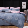 Постельное белье двухстороннее из твила TANGO серые акценты 50х70 (2шт), 70х70 (2шт) евро