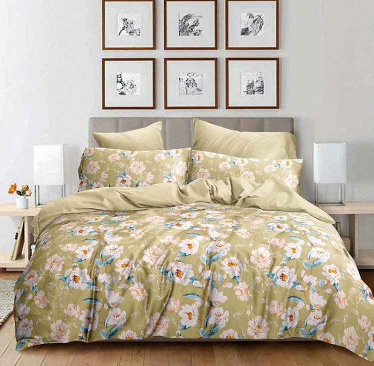 Постельное белье двухстороннее из твил-сатина SAILID BP-33-3 евро