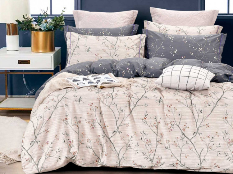 Постельное белье из сатина ASABELLA 1486-7 50х70 (2шт) и 70х70 (2шт) семейное