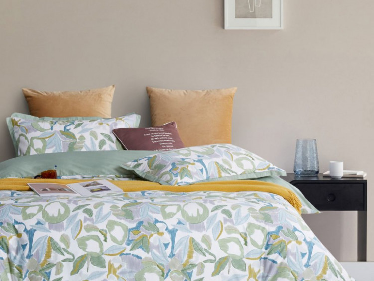 Постельное белье из сатина ASABELLA 1878-7 50х70 (2шт) и 70х70 (2шт) семейное