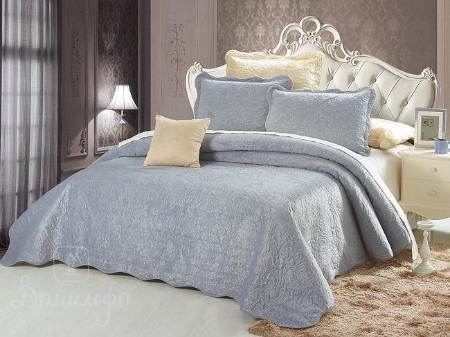 Покрывало с наволочкой тонкое велюровое TANGO CASABLANCA CAS-24 160х220