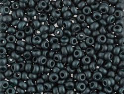 Бисер PRECIOSA (Чехия) круглый 6 10/0 2.3 мм 500 гр 28958/1 (Ф448) темно-зеленый матовый