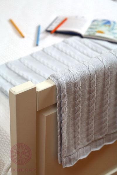 Плед детский LUXBERRY IMPERIO 93 голубой 100х150