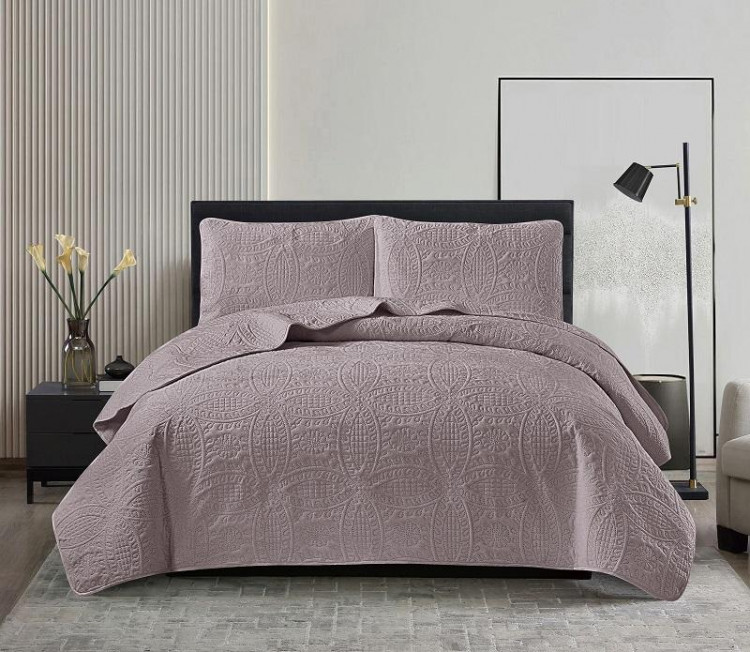 Покрывало тонкое велюровое TANGO CASABLANCA серое 180х240