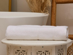 Полотенце махровое TAC DORA WHITE белое 50х90