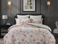 Постельное белье из фланели ASABELLA Яблоневый цвет 50х70 (2шт) и 70х70 (2шт) евро