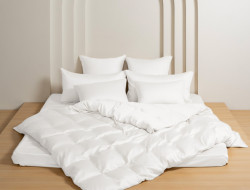 Постельное белье из тенсела GERMAN GRASS Arctic White Brilliant Grass семейное