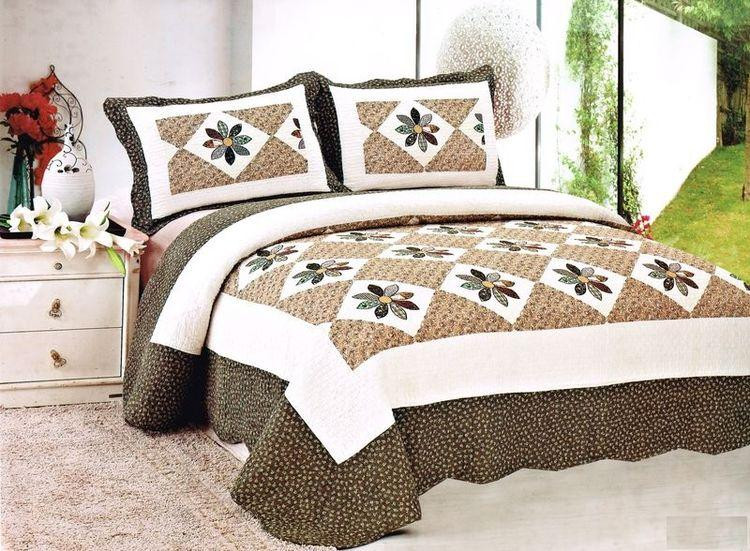 Покрывало с наволочками хлопковое TANGO PATCHWORK PW-808 230х250