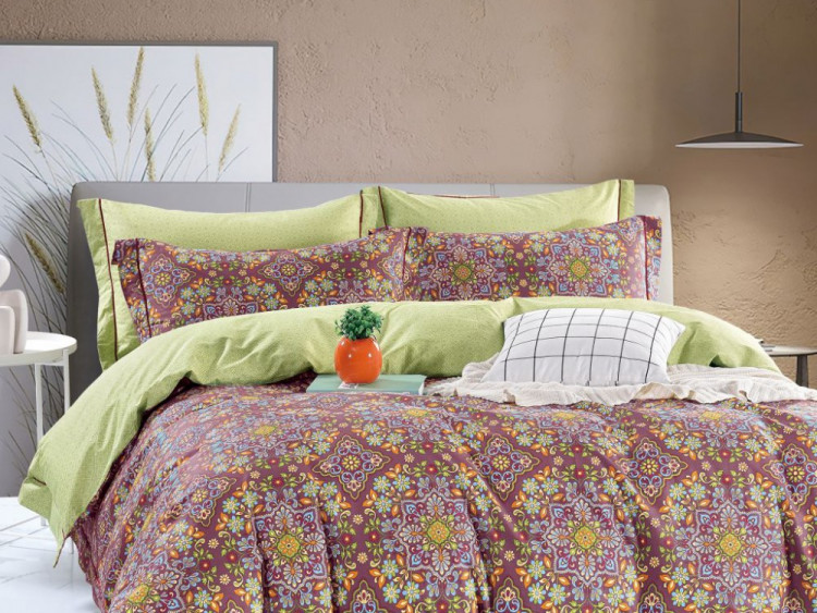 Постельное белье из сатина ASABELLA 1981-6 50х70 (2шт) и 70х70 (2шт) евро