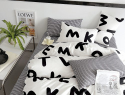 Постельное белье из сатина TANGO буквовед 50х70 (2шт), 70х70 (2шт) евро