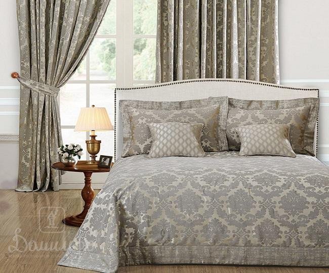 Покрывало с подушками и наволочками из жаккарда ASABELLA 50BX-4H 260х260