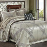 Постельное белье из жаккарда с оборкой KARVEN N008-620 50х70 (2шт), 70х70 (2шт) евро