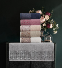 Набор полотенец махровых хлопковых KARVEN H2257 WENDY 50х90 (6шт)