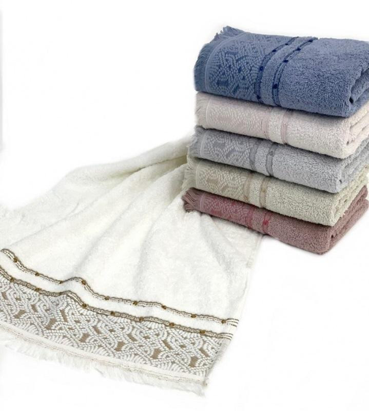 Набор полотенец махровых хлопковых KARVEN VIP COTTON HS3226 MAKROME 70х140 (6шт)