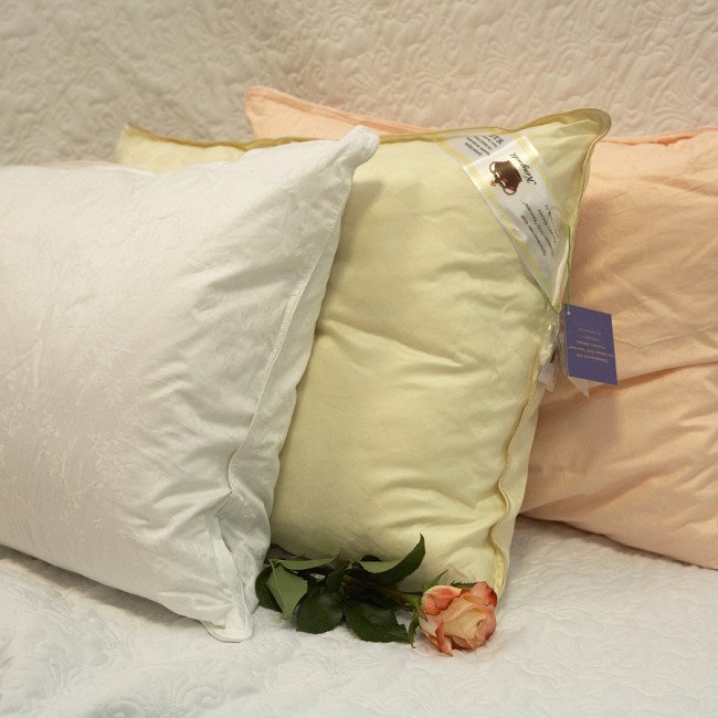 Подушка шелковая KINGSILK ELISABETTE KINGSILK ЭЛИТ-ПРЕСТИЖ бежевая 50х70М