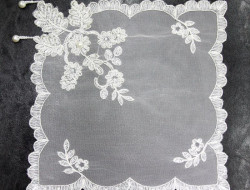 Салфетка кружевная TANGO ТЫСЯЧА И ОДНА НОЧЬ молочная 27х27