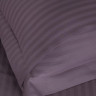 Набор наволочек из страйп сатина KARVEN E030 темно-лиловый 50х70 (2шт)