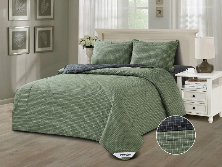 Постельное белье из твила с одеялами TANGO PRIMAVERA W-68 50х70 (2шт) семейное