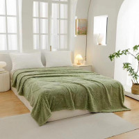 Плед из микрофибры TANGO БАБОЧКИ зеленый 150х200