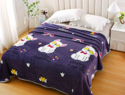 Плед из микрофибры TANGO собачки ФЛАНЕЛЬ 150х200