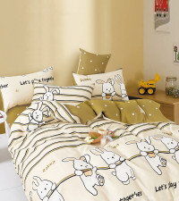 Постельное белье из твил-сатина TANGO rabbit 50х70 (2шт) 2-спальное