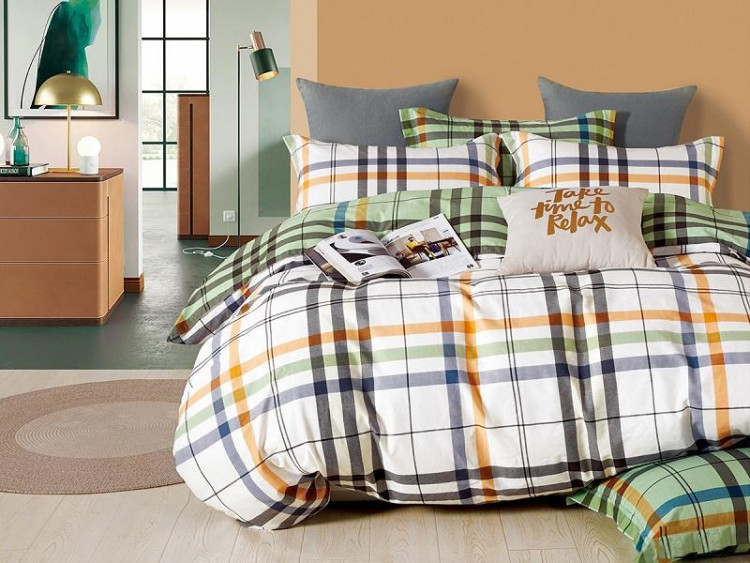 Постельное белье из сатина АЛЬВИТЕК CA-4-075 70х70 (2шт) 2-спальное