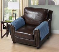 Накидка на подлокотники из микрофибры TANGO SOFA светло-синяя 50x70 (1шт)