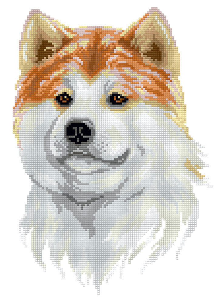 Кристальная (алмазная) мозаика ФРЕЯ ALVR-140 Дружелюбный акита-ину