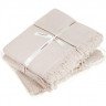 Комплект вафельных полотенец LUXBERRY MACARONI Stonewashed бежевый (2шт)
