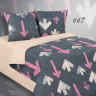 Постельное белье из поплина двухстороннее АЛЬВИТЕК ПА-667 семейное