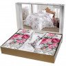 Постельное белье ALTINBASAK RANFORCE ROSEN коричневое 50х70 евро