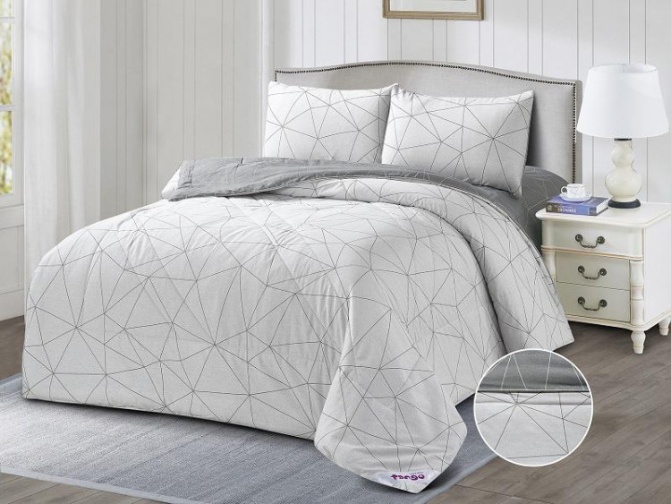 Постельное белье из твила с одеялами TANGO PRIMAVERA W-69 50х70 (2шт) семейное