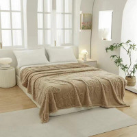 Плед из микрофибры TANGO БАБОЧКИ бежевый 150х200