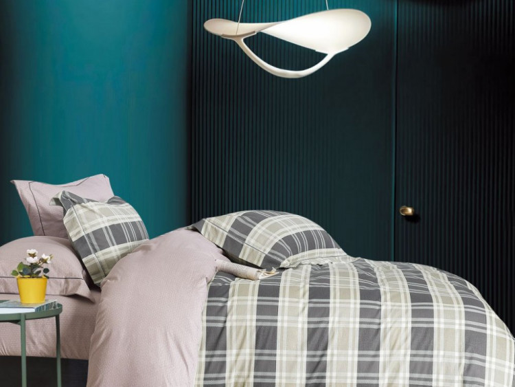 Постельное белье из сатина ASABELLA 1928-6 50х70 (2шт) и 70х70 (2шт) евро