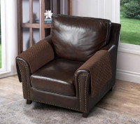 Накидка на подлокотники из микрофибры TANGO SOFA коричневая 50x70 (1шт)