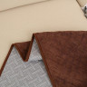 Накидка на подлокотники из микрофибры TANGO SOFA коричневая 50x70 (1шт)