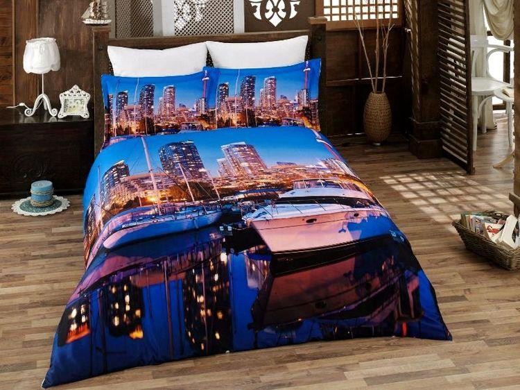 Постельное белье из бамбука и хлопка VIRGINIA SECRET BAMBOO 3D 1331-38 евро