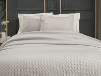 Покрывало тонкое из хлопка SAREV Y862 BELIS V1 BEJ 170х230 с наволочкой 50х70