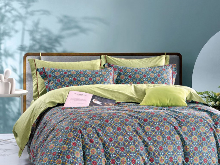 Постельное белье из сатина ASABELLA 1982-7 50х70 (2шт) и 70х70 (2шт) семейное