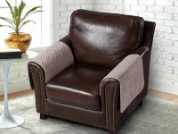 Накидка на подлокотники из микрофибры TANGO SOFA светло-коричневая 70x70 (1шт)