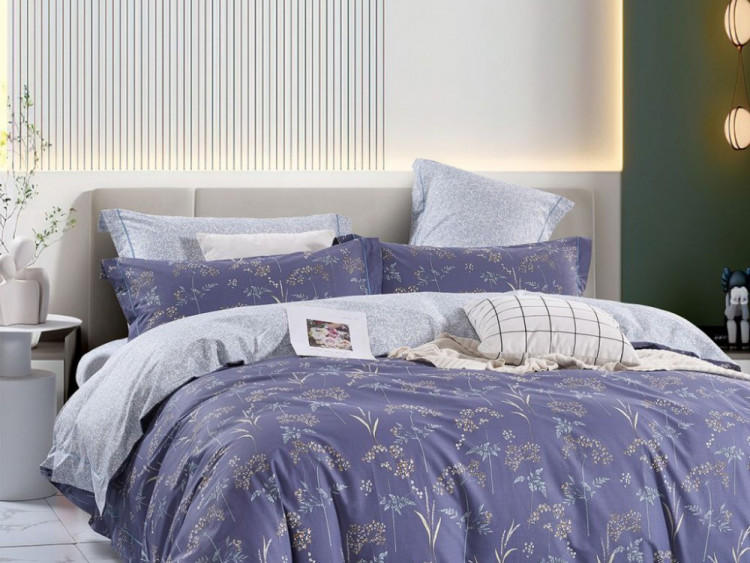 Постельное белье из сатина ASABELLA 1983-6 50х70 (2шт) и 70х70 (2шт) евро