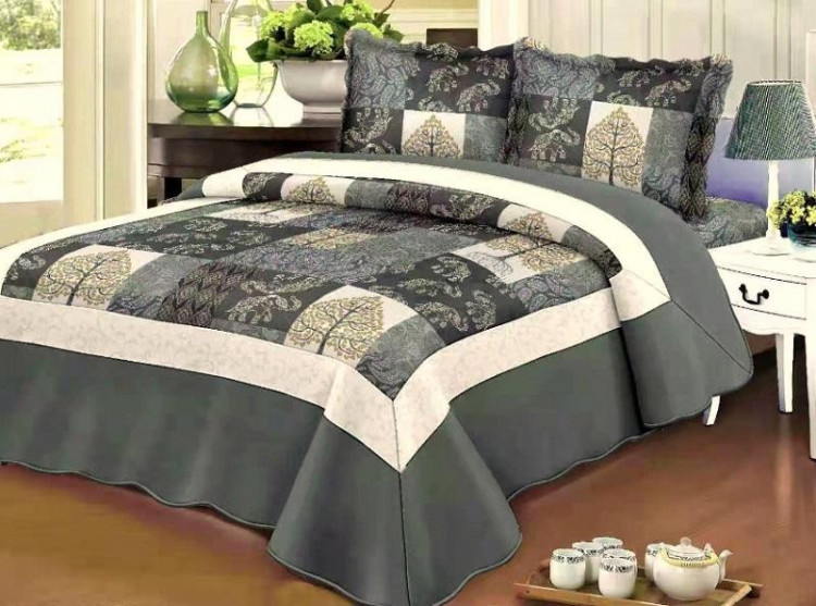 Покрывало с наволочками из полиэстера TANGO PATCHWORK PW-85 230х250